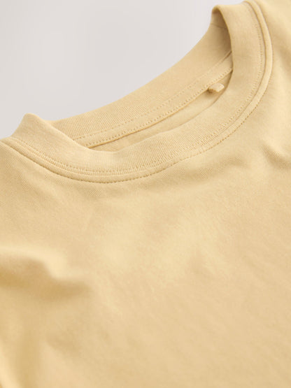 Dsiney Kidz - Soft Yellow Regular Fit Short Sleeve T-Shirt (3-16yrs) image 4