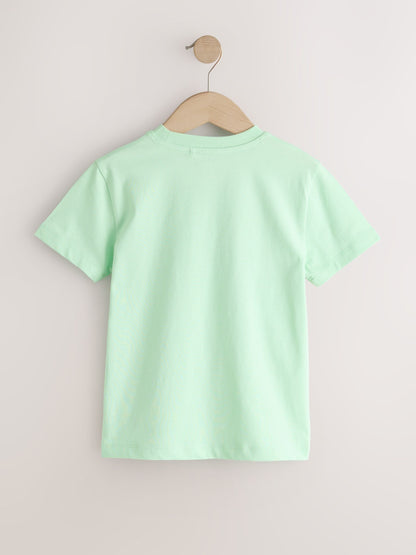 Dsiney Kidz - Green Pastel Regular Fit Short Sleeve T-Shirt (3-16yrs) image 2