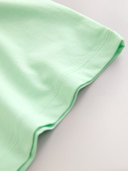 Dsiney Kidz - Green Pastel Regular Fit Short Sleeve T-Shirt (3-16yrs) image 4