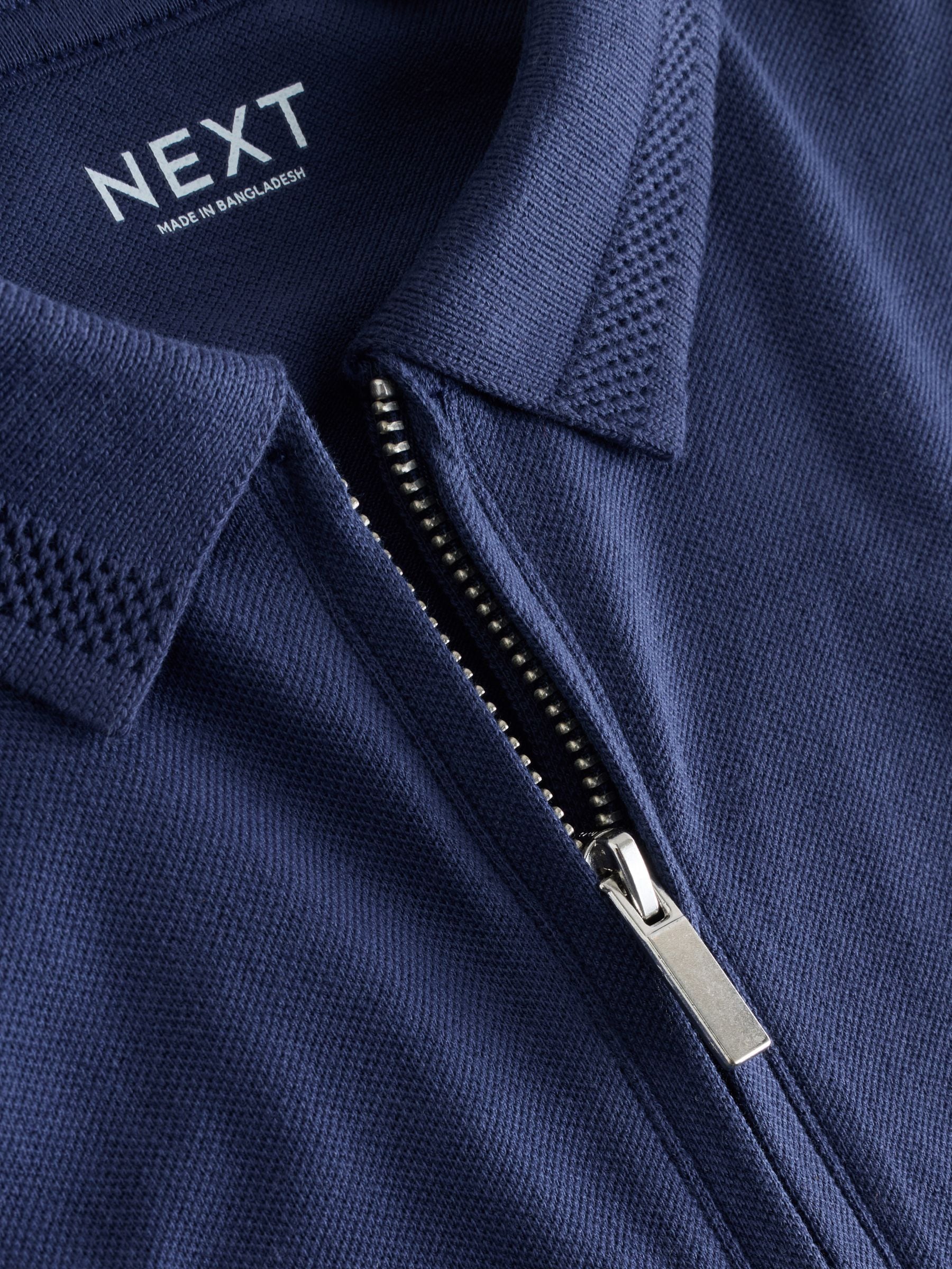 Navy Short Sleeve Polo Shirt and Shorts Set (3-16yrs) image 9