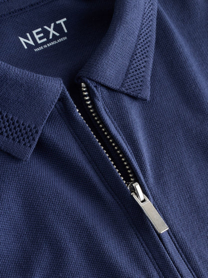 Navy Short Sleeve Polo Shirt and Shorts Set (3-16yrs) image 9