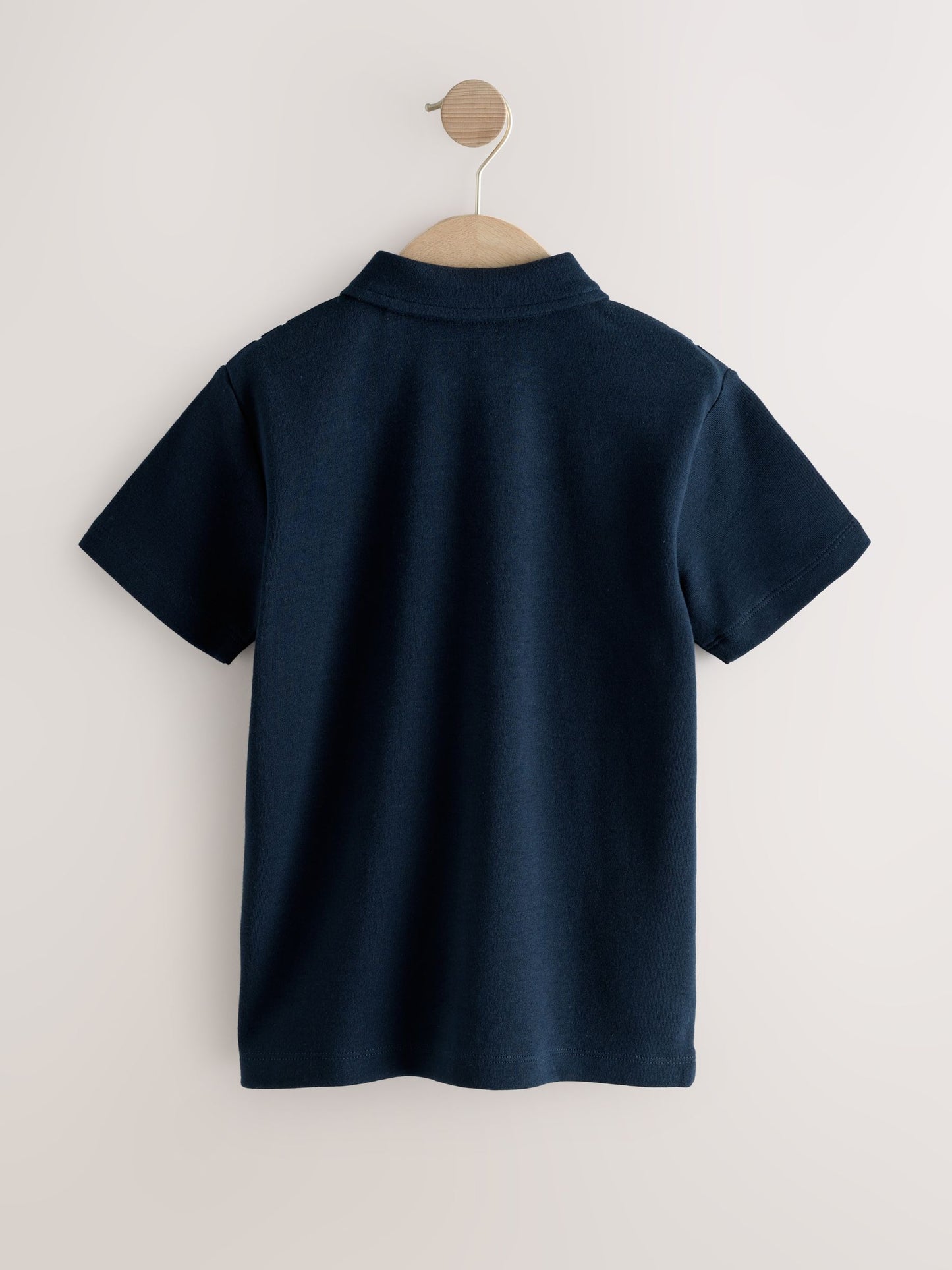 Dsiney Kidz - Navy/White Button Through Short Sleeve Jersey Shirt (3-16yrs) image 5
