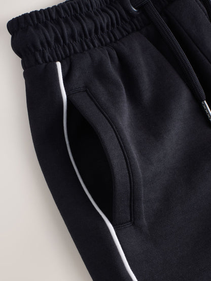 Dsiney Kidz - Black Zip Neck Polo Shirt and Shorts Set (3-16yrs) image 9