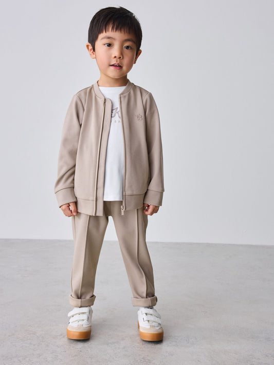 Baker by Ted Baker Textured Stone Jacket T-Shirt and Trousers Set image 1