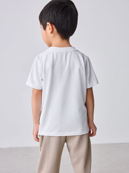 Baker by Ted Baker Textured Stone Jacket T-Shirt and Trousers Set image 5