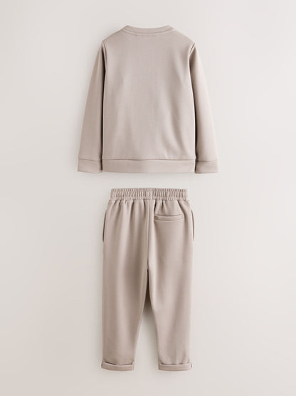 Baker by Ted Baker Textured Stone Jacket T-Shirt and Trousers Set image 9