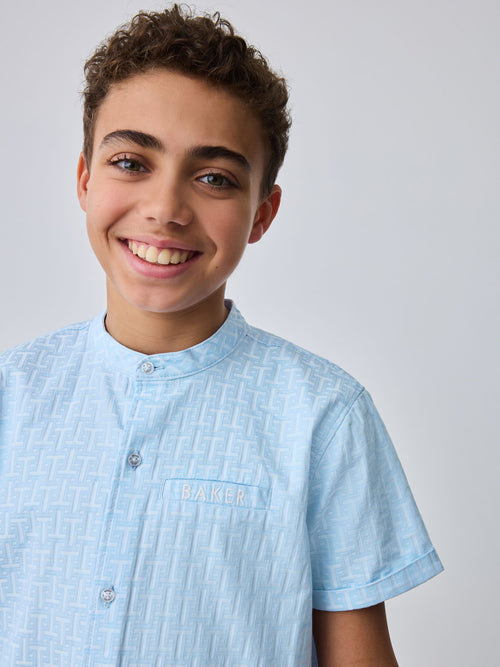 Dsiney Kidz - Baker by Ted Baker Grandad Collar Shirt image 1