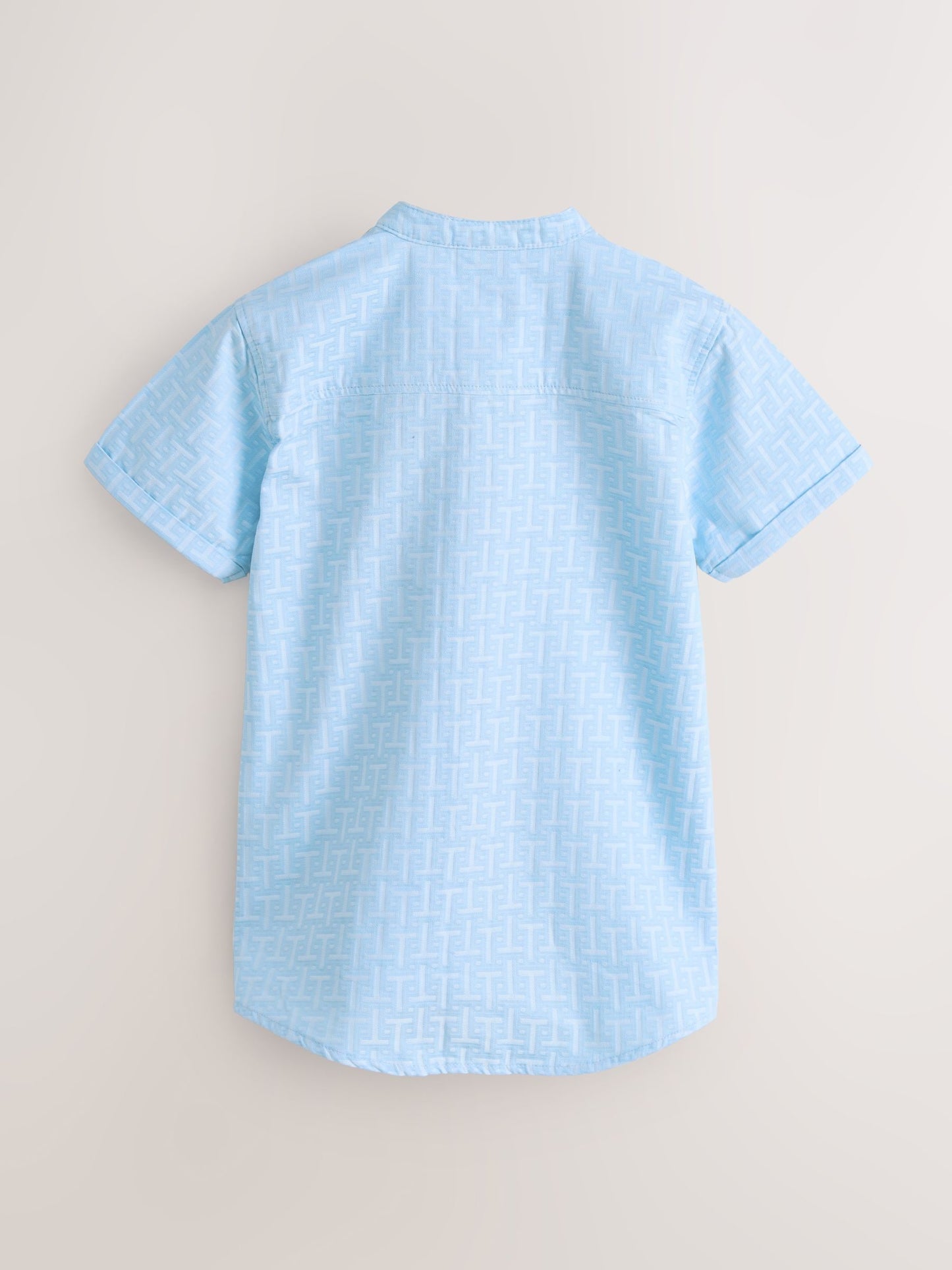 Baker by Ted Baker Grandad Collar Shirt image 6