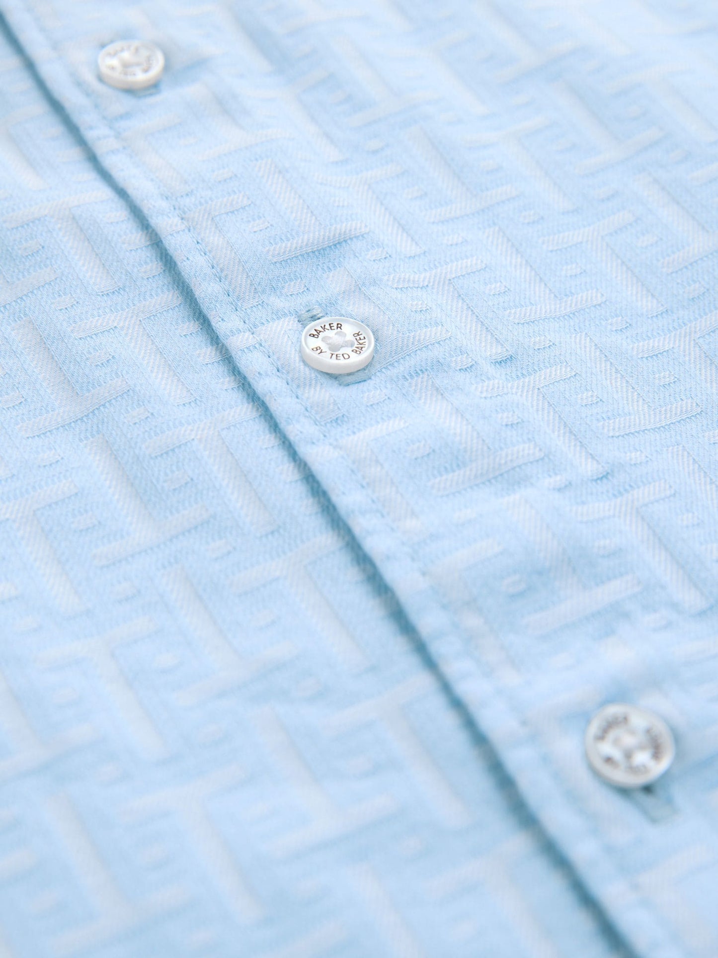 Baker by Ted Baker Grandad Collar Shirt image 9