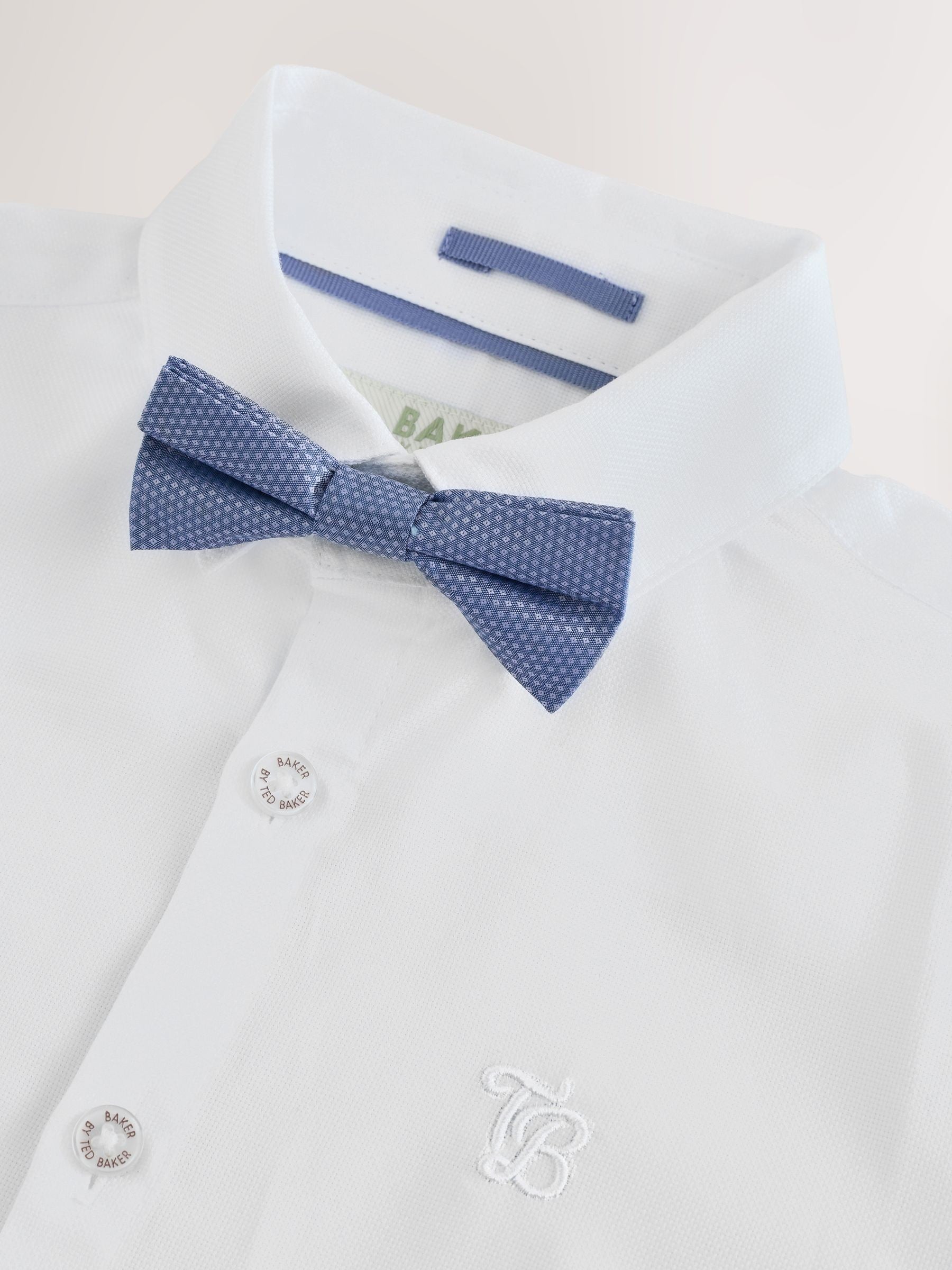 Baker by Ted Baker Long Sleeve Shirt with Bow Tie image 7