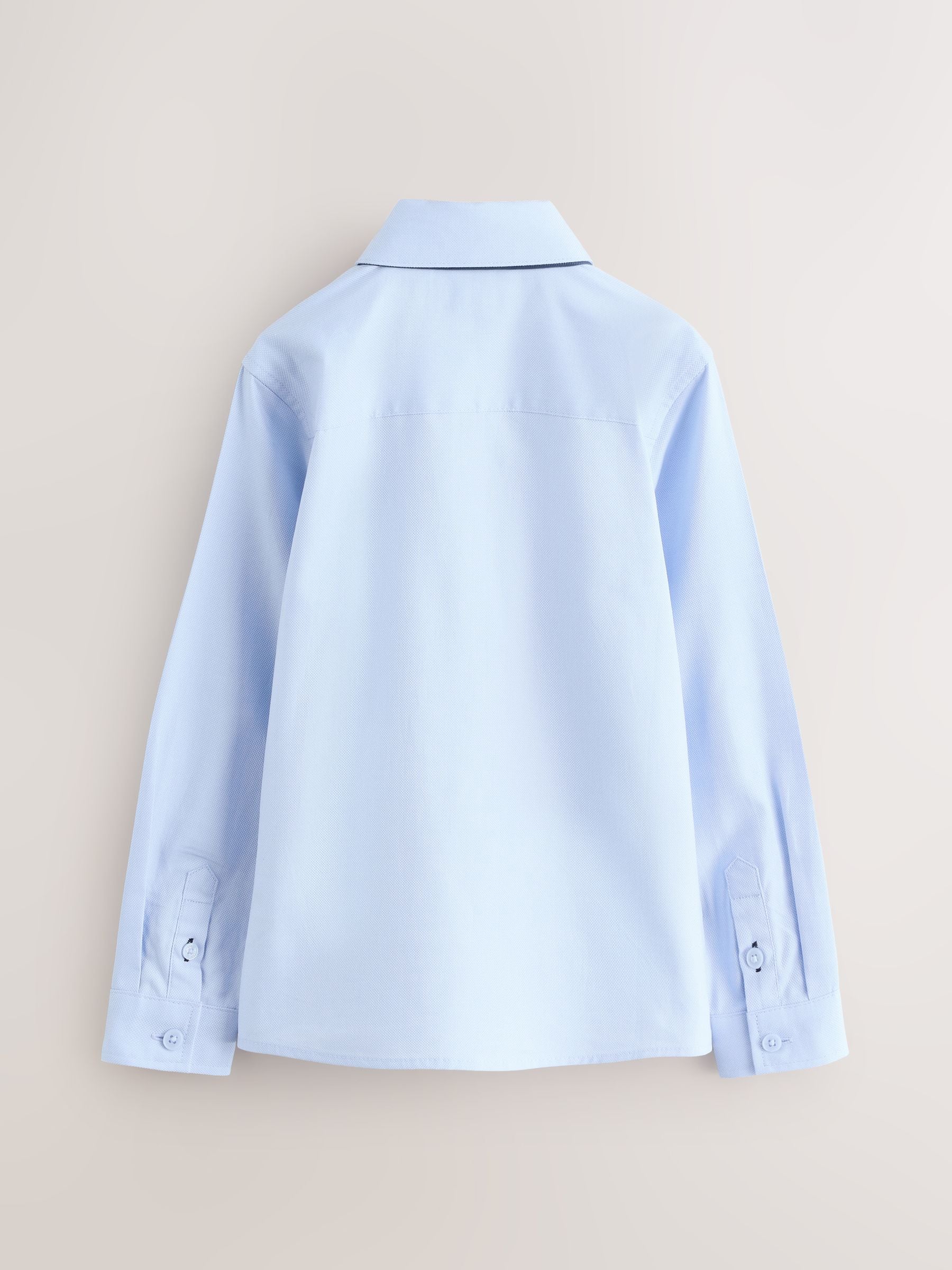 Dsiney Kidz - Baker by Ted Baker Blue Long Sleeve Shirt with Tie image 6