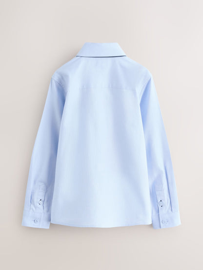Dsiney Kidz - Baker by Ted Baker Blue Long Sleeve Shirt with Tie image 6