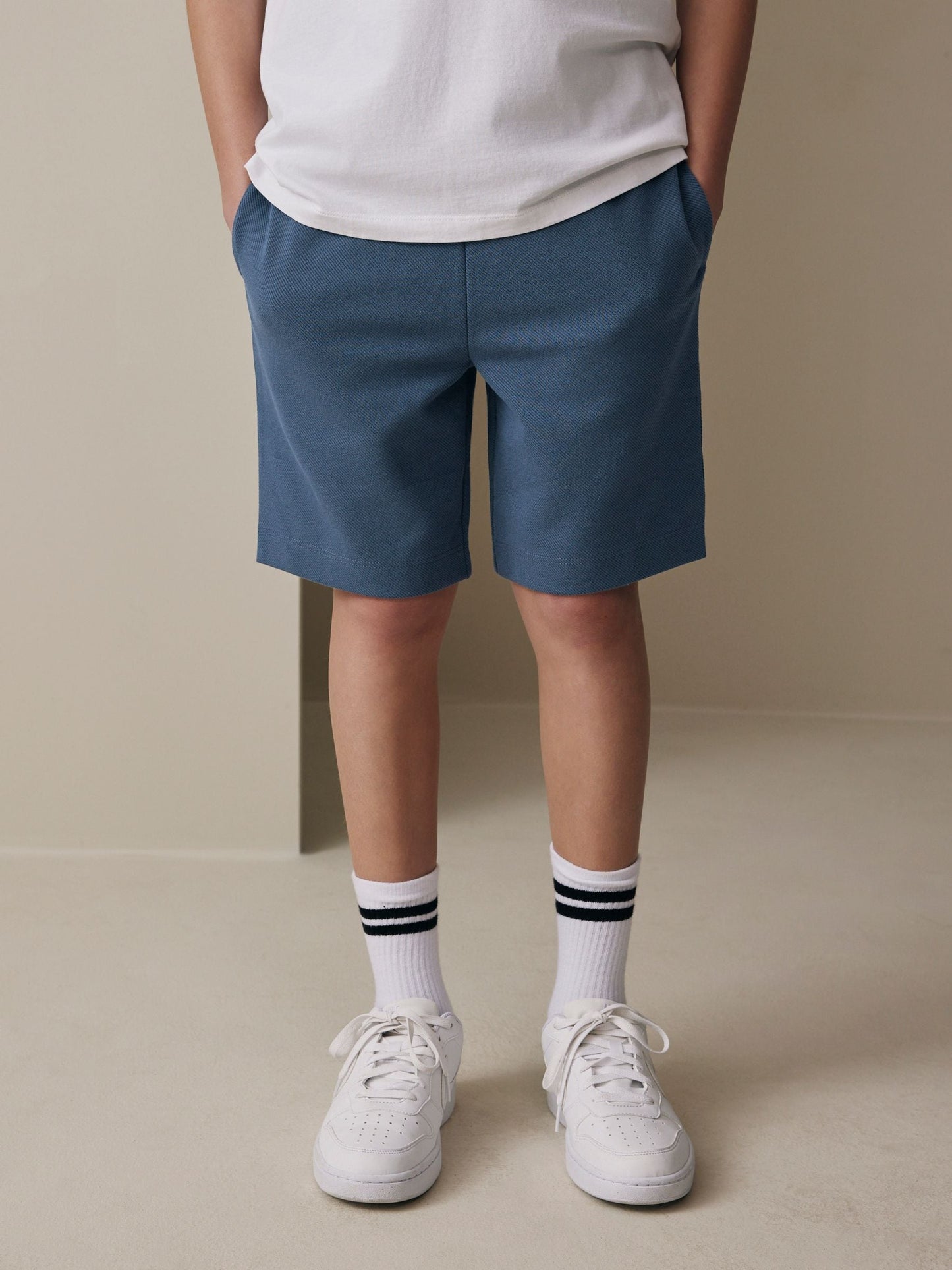Dsiney Kidz - Blue Texture Smart Shorts (3-16yrs) image 1