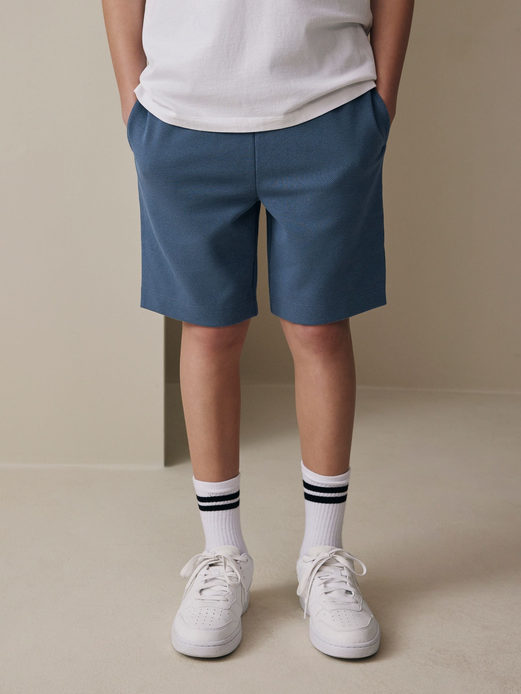 Dsiney Kidz - Blue Texture Smart Shorts (3-16yrs) image 1