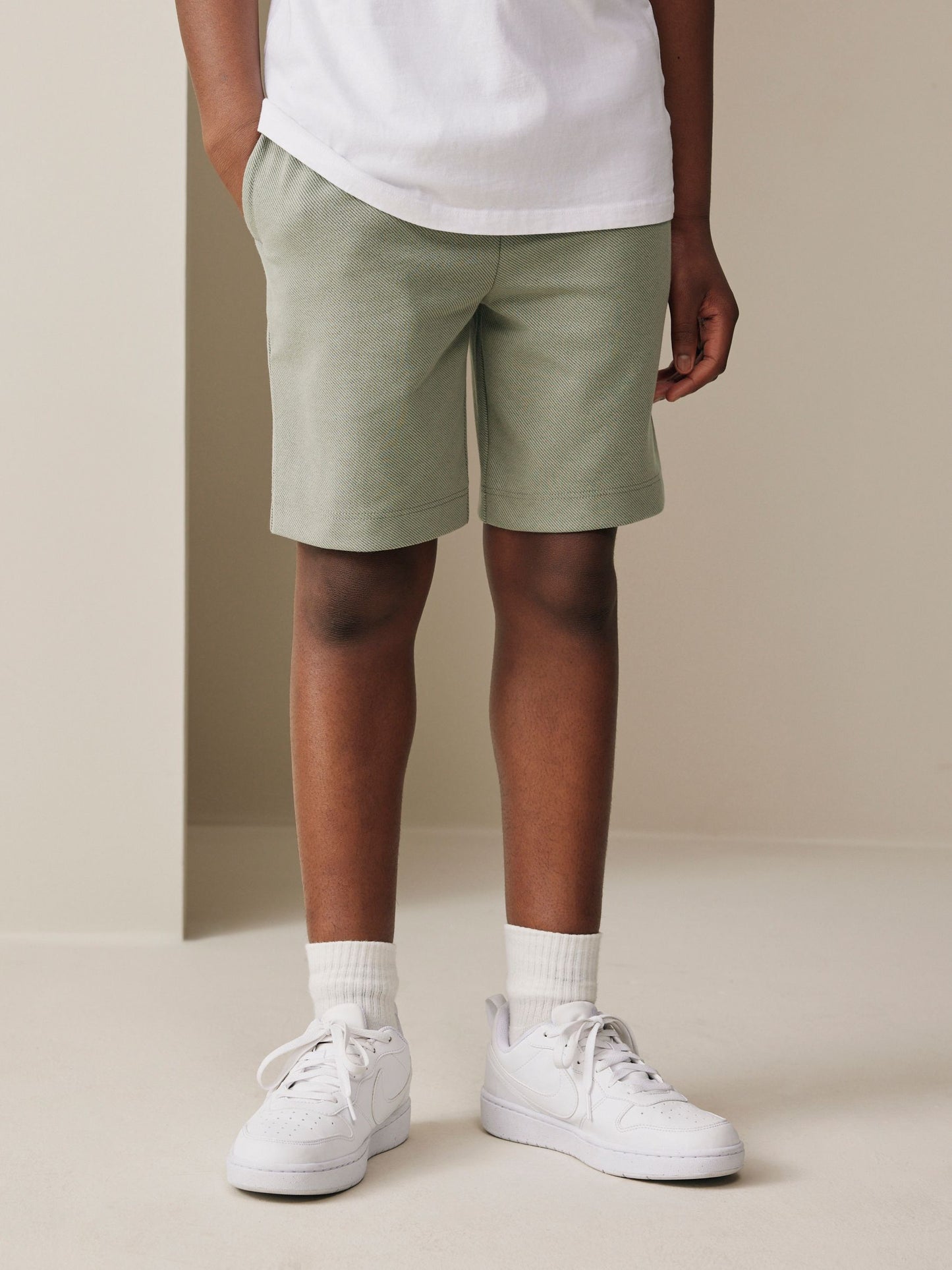 Dsiney Kidz - Green Texture Smart Shorts (3-16yrs) image 1