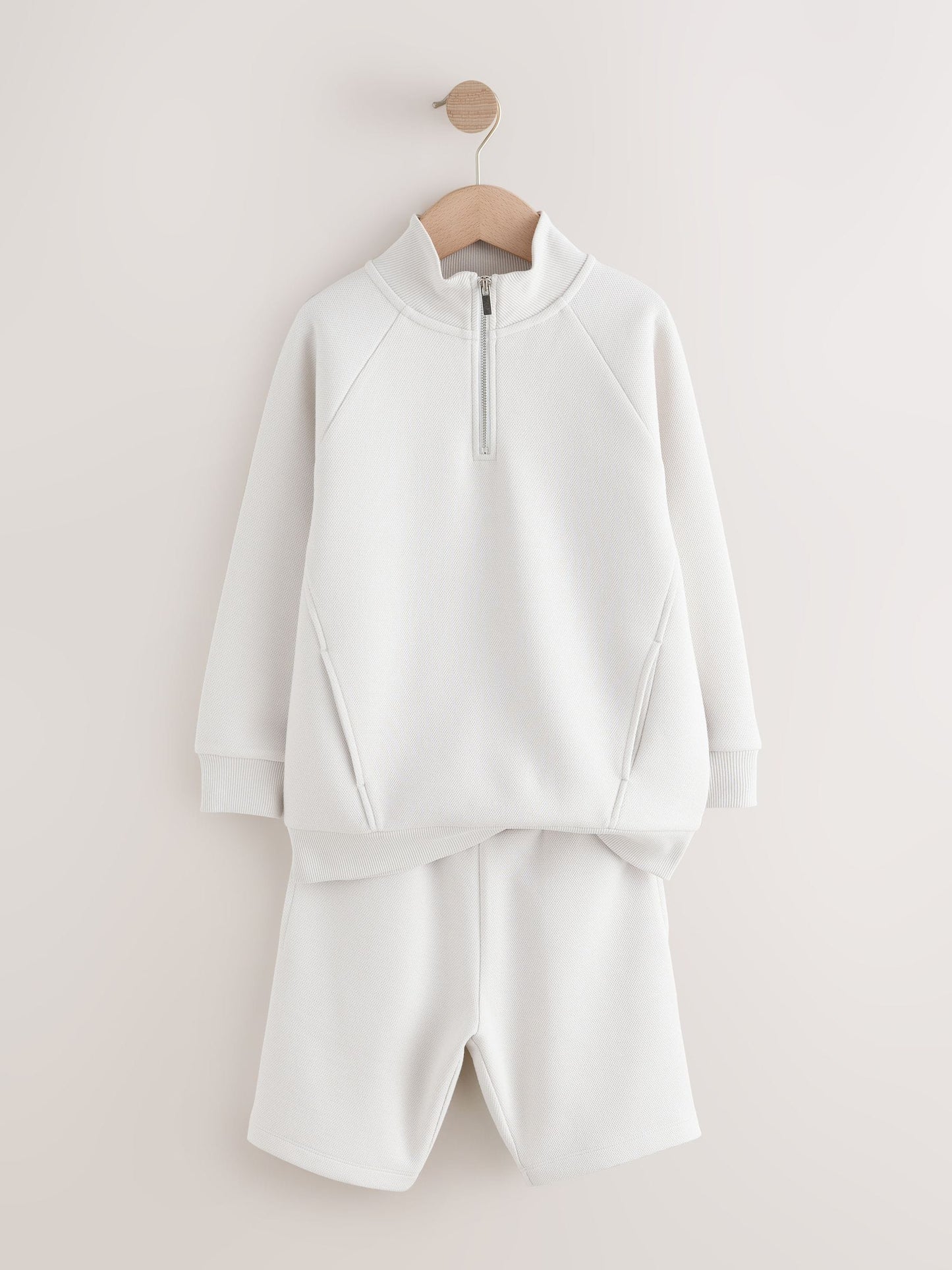 Dsiney Kidz - Grey Funnel Neck Shorts Set (3-16yrs) image 5