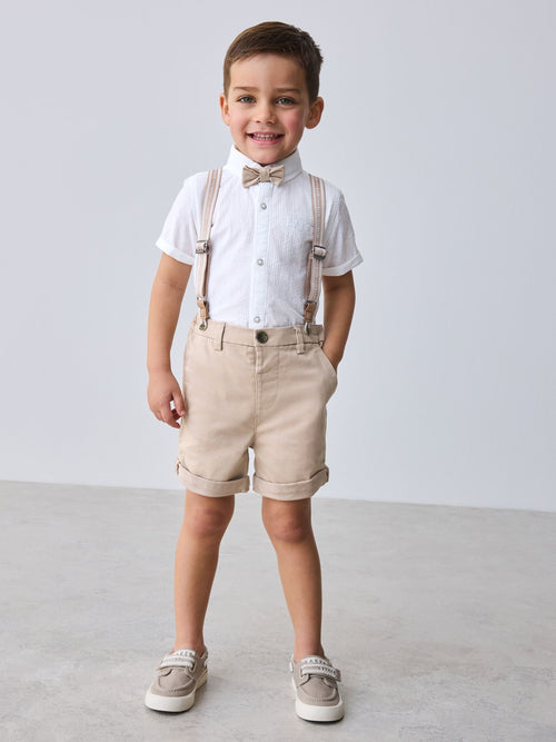 Baker by Ted Baker 3 Piece Shirt, Shorts and Braces Set image 1