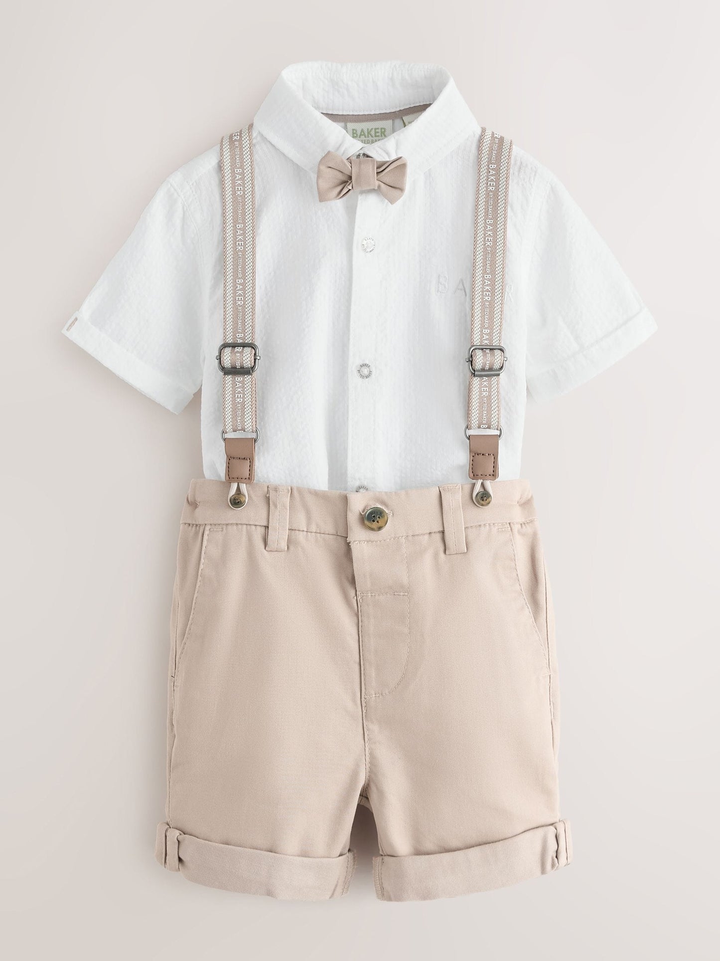 Baker by Ted Baker 3 Piece Shirt, Shorts and Braces Set image 7
