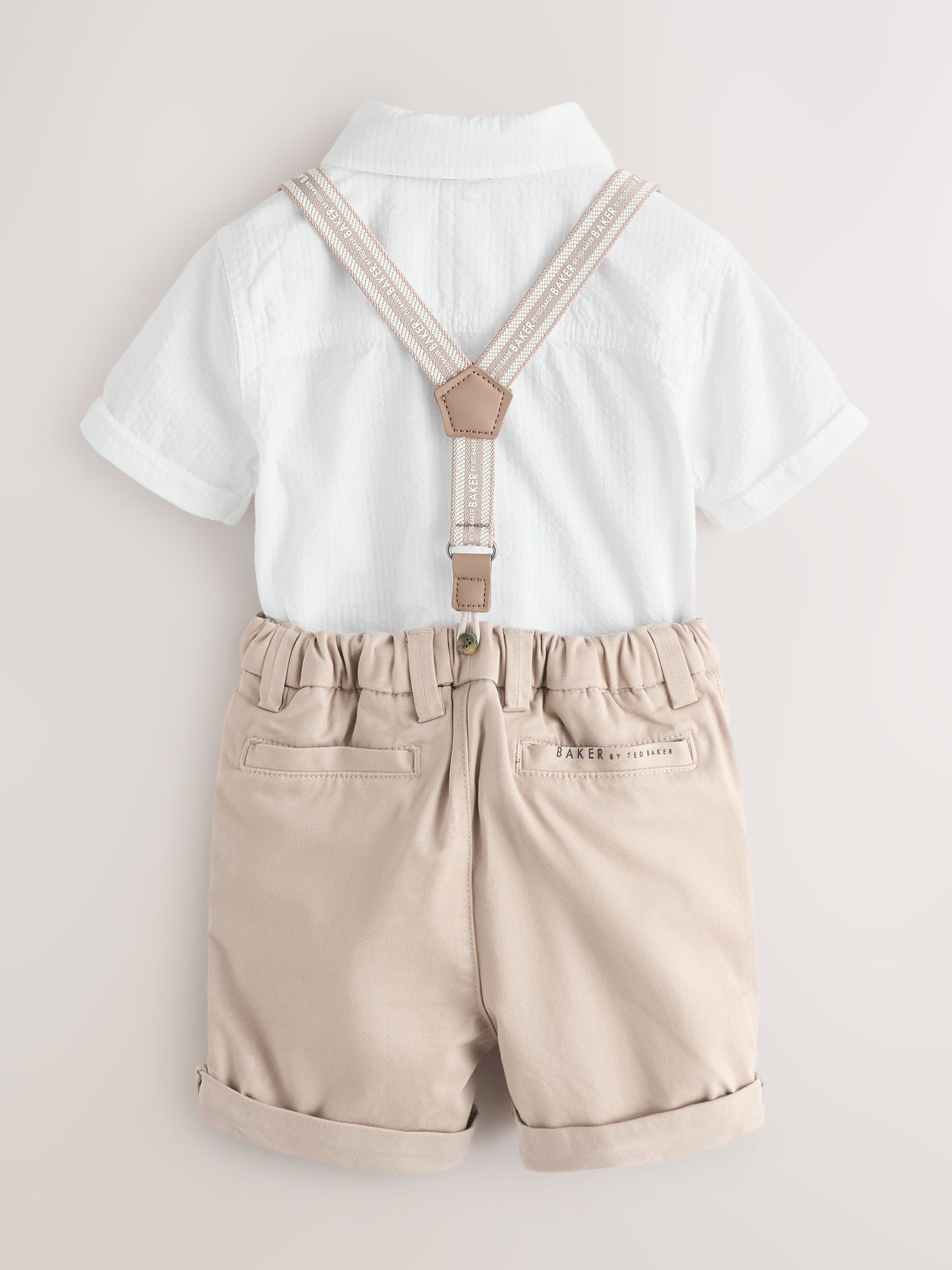 Baker by Ted Baker 3 Piece Shirt, Shorts and Braces Set image 8