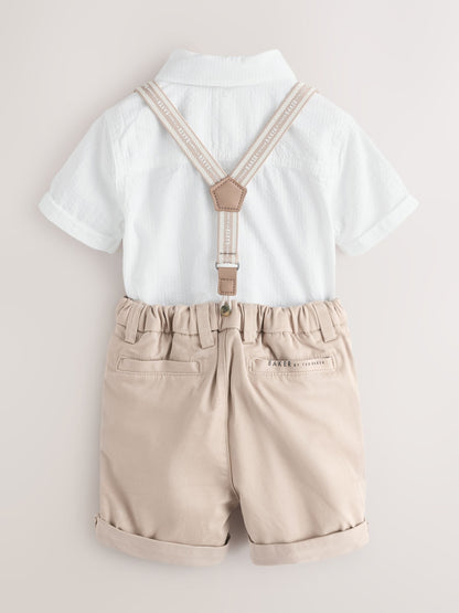 Baker by Ted Baker 3 Piece Shirt, Shorts and Braces Set image 8