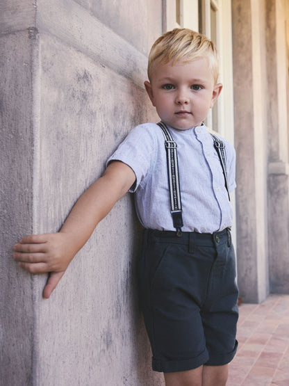 Baker by Ted Baker 3 Piece Shirt, Shorts and Braces Set image 3