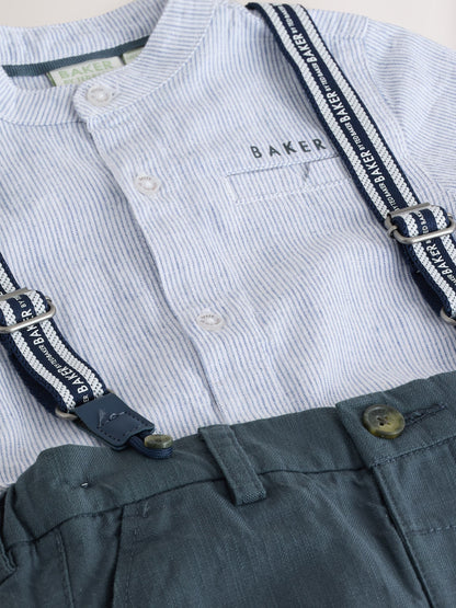 Baker by Ted Baker 3 Piece Shirt, Shorts and Braces Set image 8