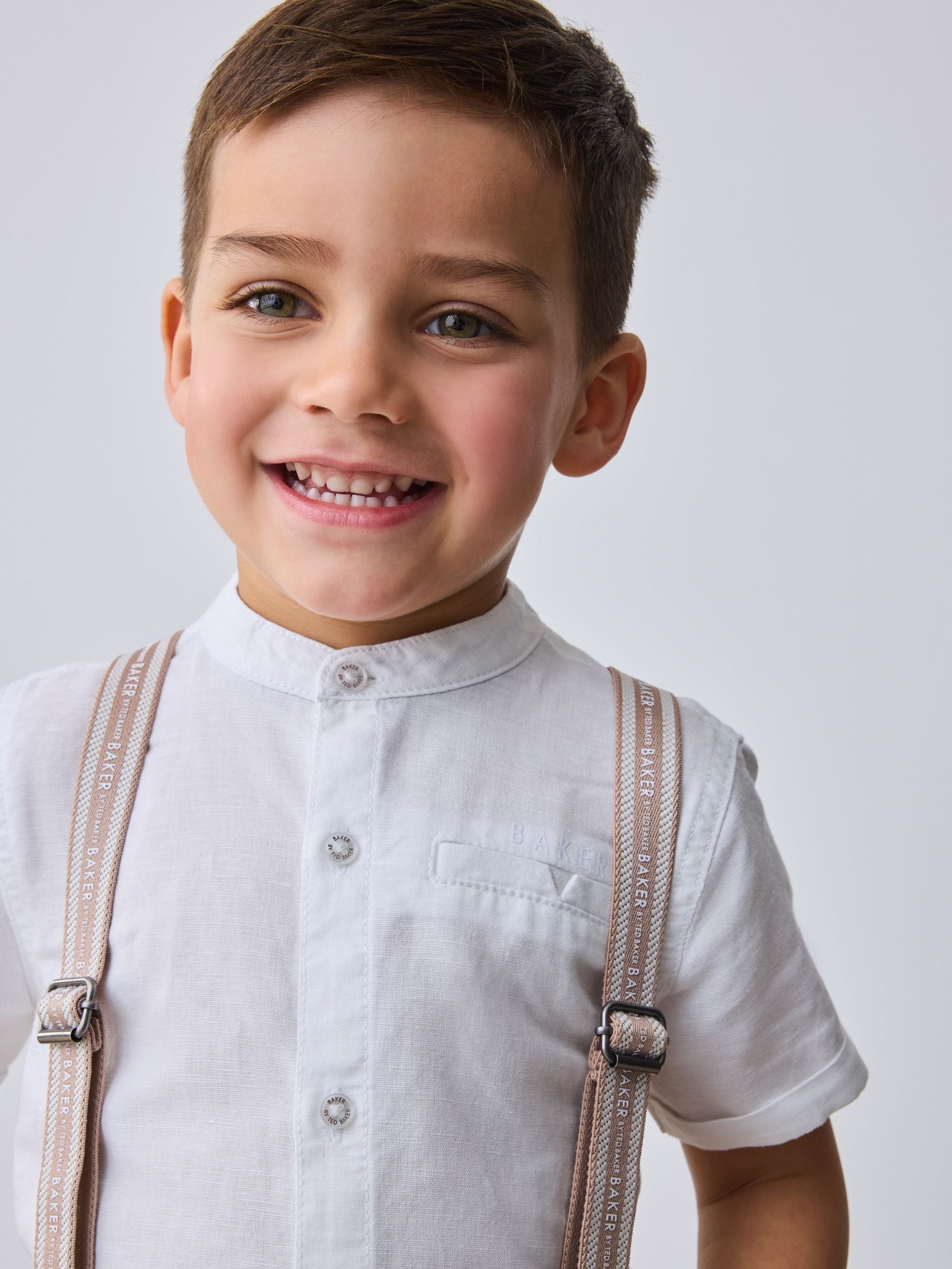 Baker by Ted Baker 3 Piece Shirt, Shorts and Braces Set image 6