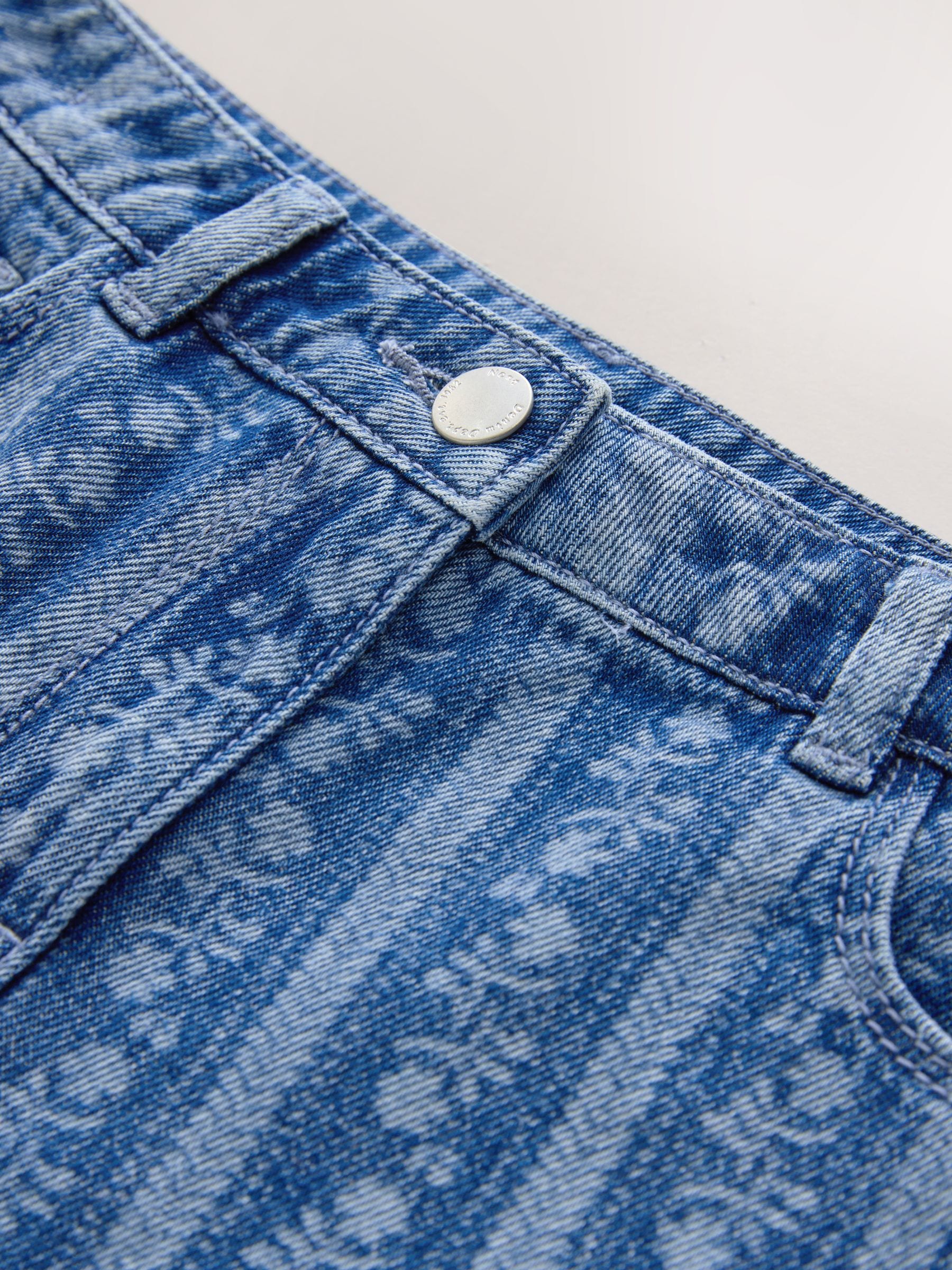 Dsiney Kidz - Dark Blue Floral Denim Shorts (3-16yrs) image 4