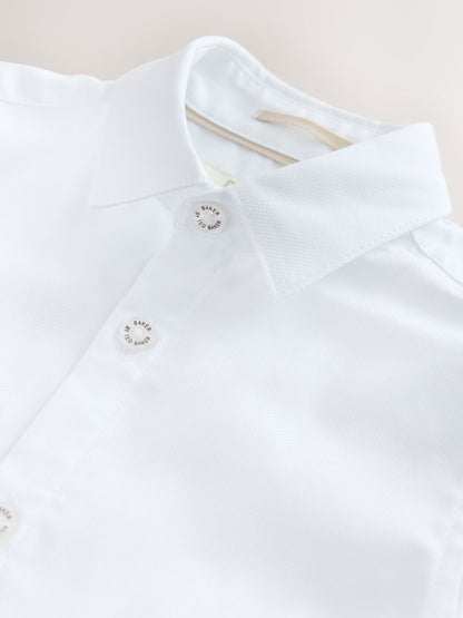 Baker by Ted Baker Blue Baker by Ted Baker Shirt Waistcoat and Shorts Set - image 10