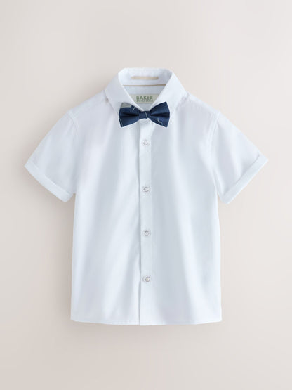 Baker by Ted Baker Blue Baker by Ted Baker Shirt Waistcoat and Shorts Set - image 8