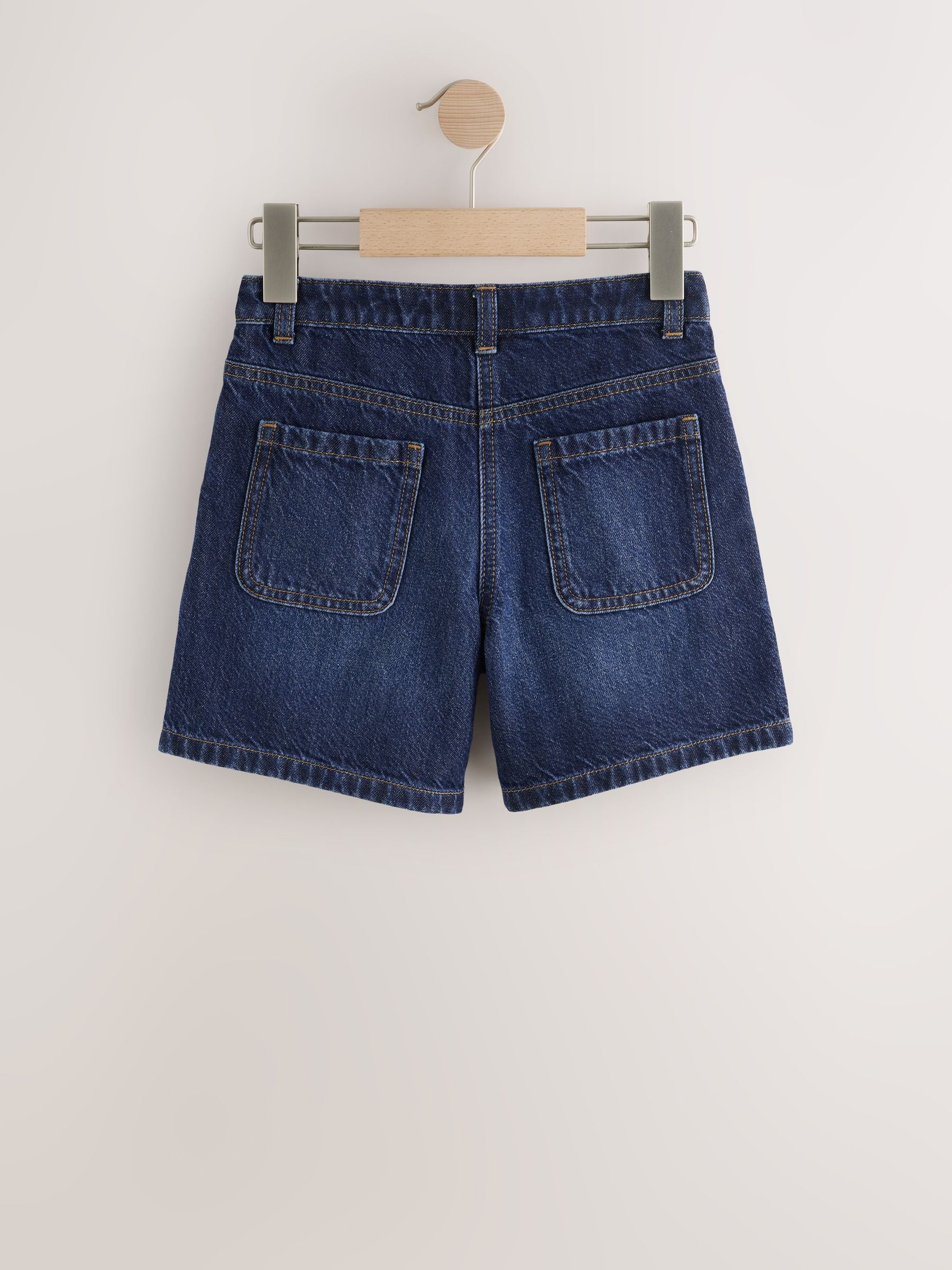 Dsiney Kidz - Dark Wash Relaxed Denim Pleated Shorts (3-16yrs) image 6