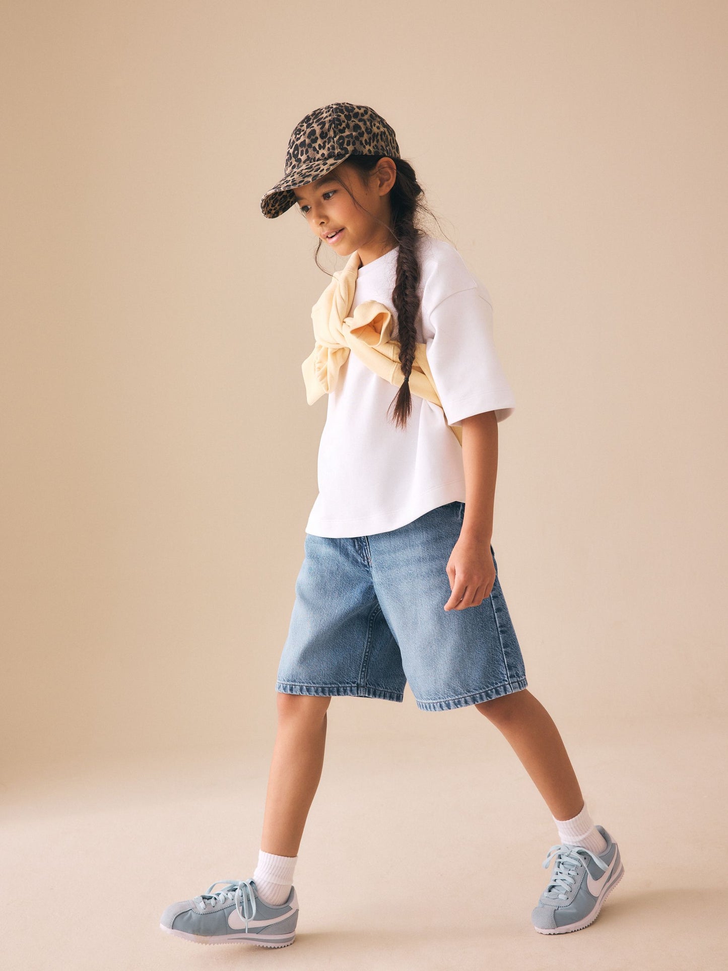 Dsiney Kidz - Mid Blue Regular Length Jort Shorts (3-16yrs) image 2