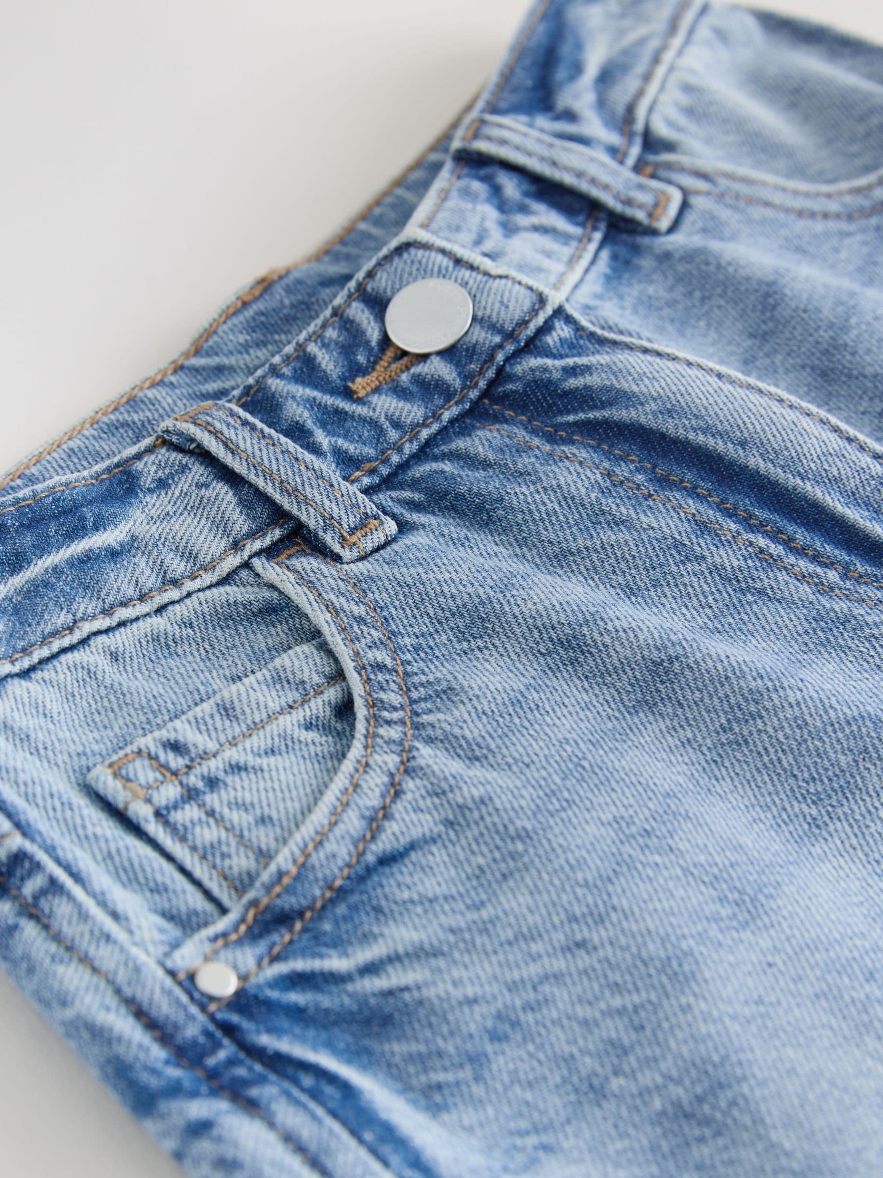 Dsiney Kidz - Mid Blue Regular Length Jort Shorts (3-16yrs) image 8