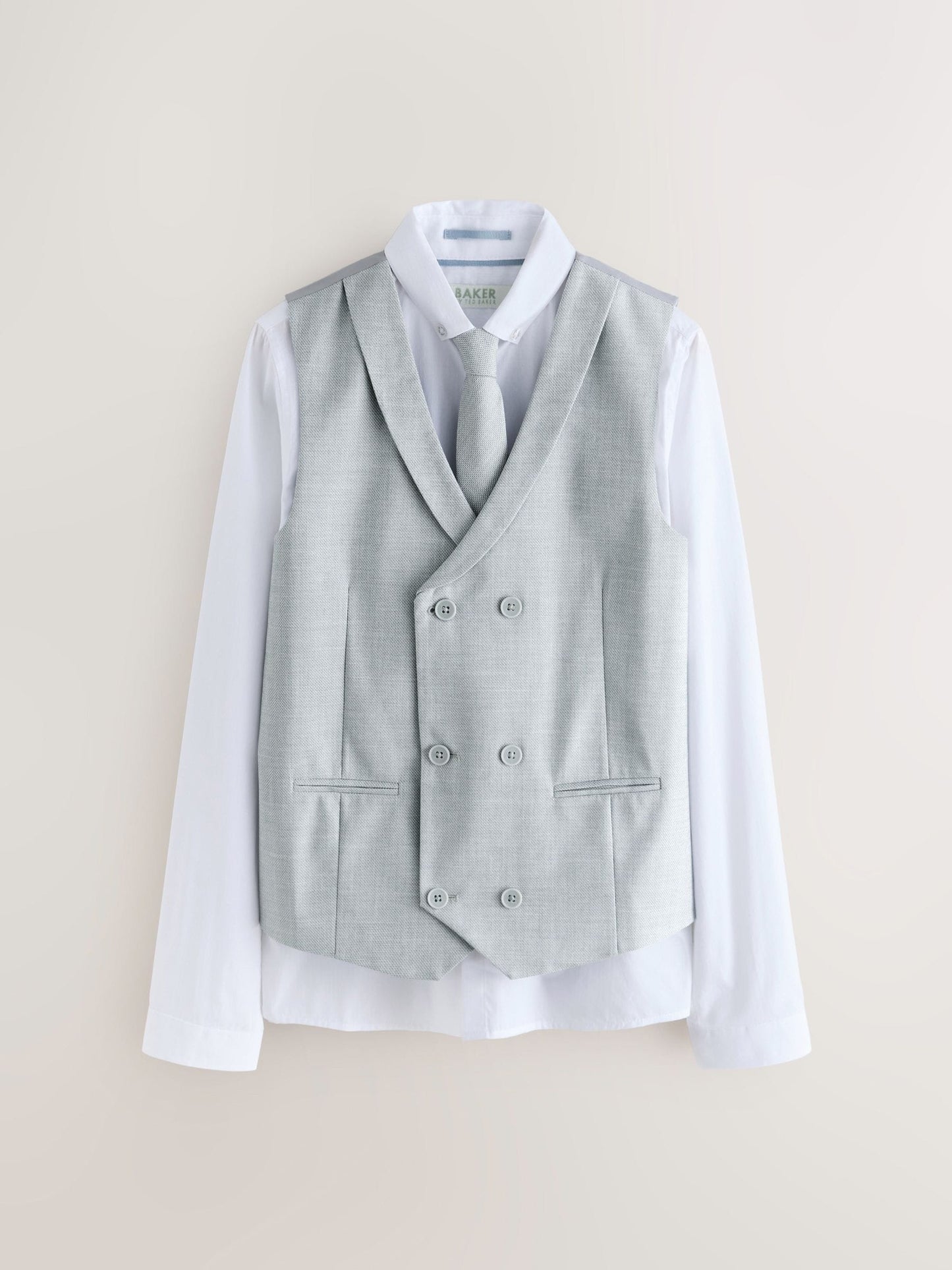 Baker by Ted Baker Waistcoat, Shirt And Tie Set image 7