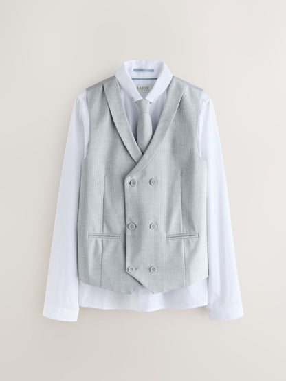 Baker by Ted Baker Waistcoat, Shirt And Tie Set image 7