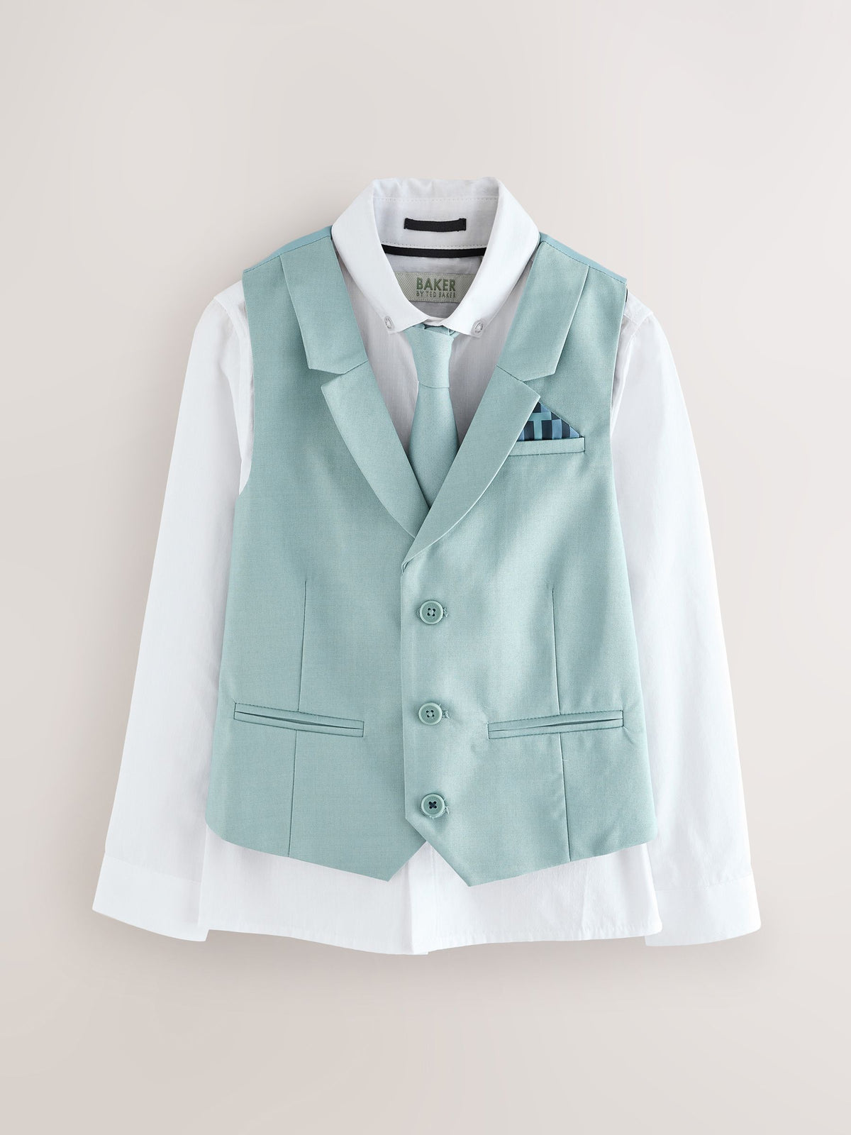 Baker by Ted Baker Waistcoat, Shirt And Tie Set - image 6