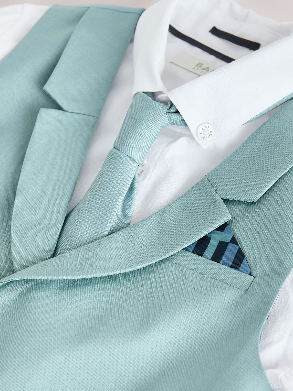 Baker by Ted Baker Waistcoat, Shirt And Tie Set - image 9