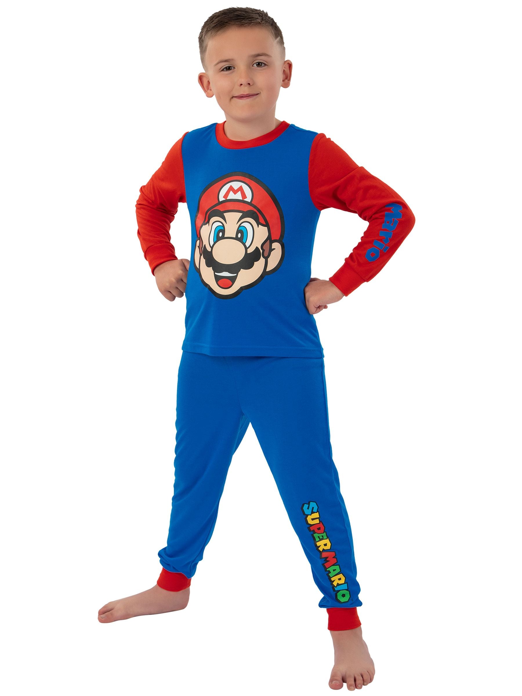 Dsiney Kidz - Character Blue Super Mario Pyjamas 2 Pack image 2