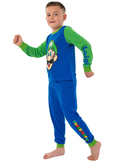 Dsiney Kidz - Character Blue Super Mario Pyjamas 2 Pack image 5