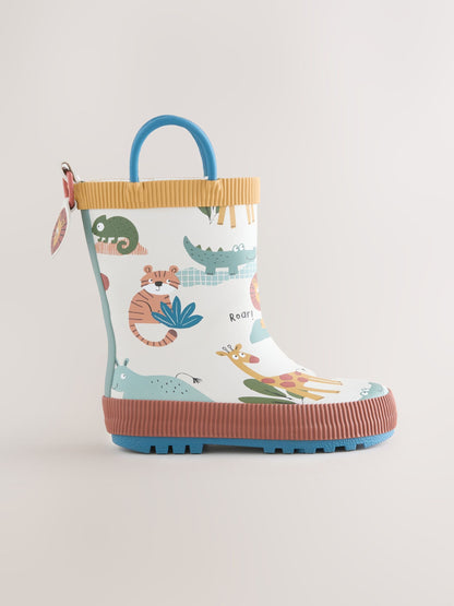 Neutral Safari Handle Pull On Wellies image 5
