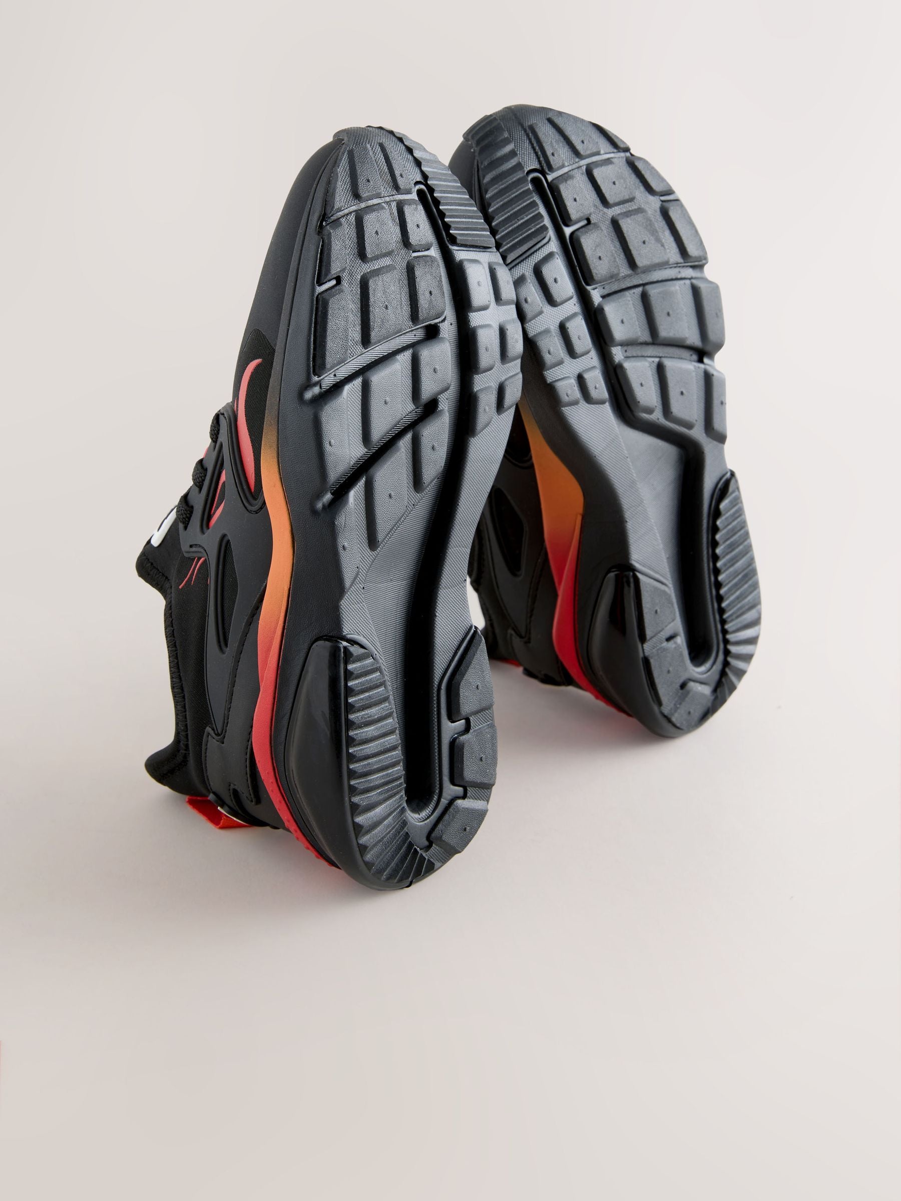 Black Hot Wheels Elastic Lace Trainers image 3