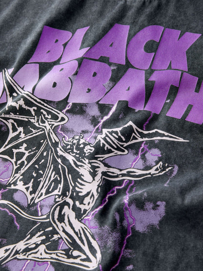 Dsiney Kidz - Black Washed Sabbath Band T-Shirt (3-16yrs) image 4