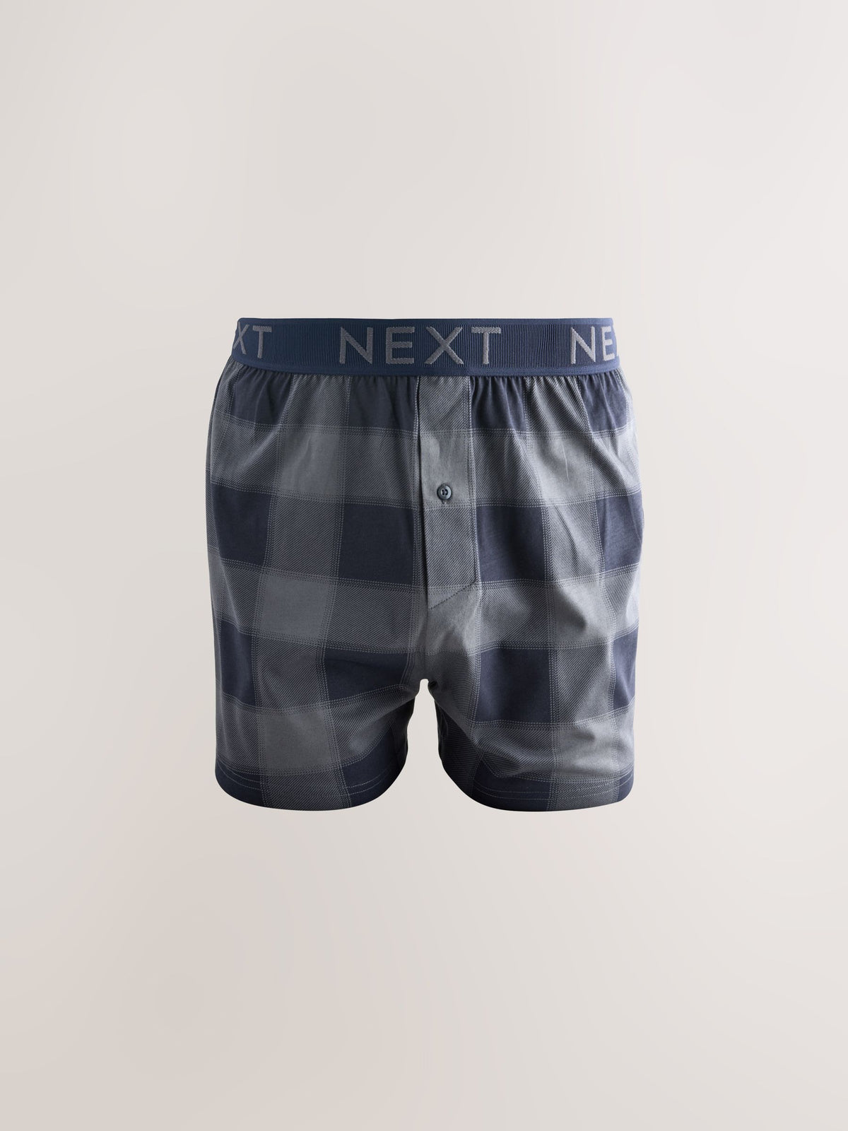 Dsiney Kidz - Navy/Burgundy Check 5 Pack Loose Cotton Rich Boxers image 5