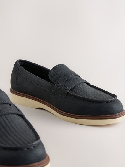 Black Penny Loafers image 3