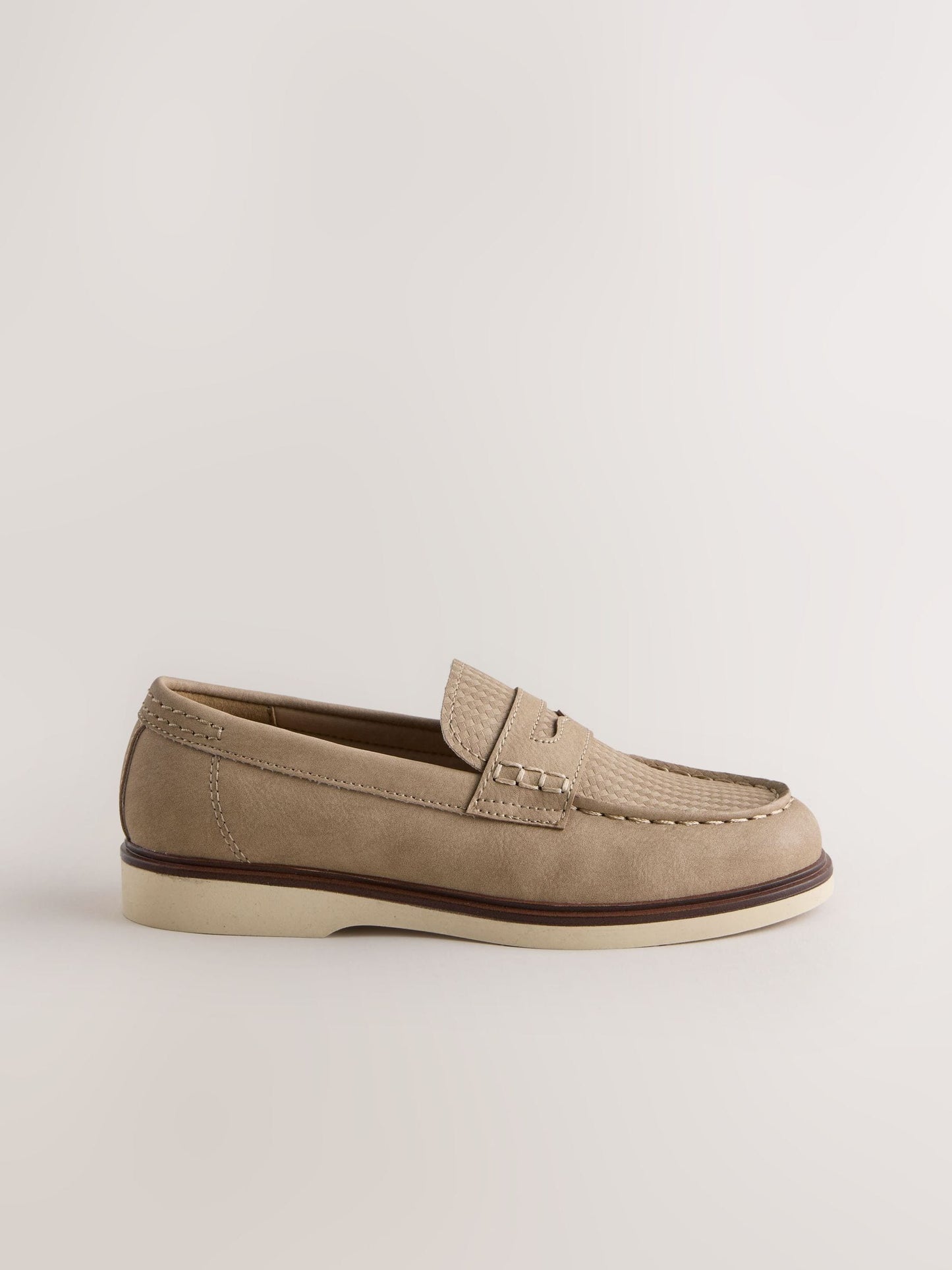 Neutral Penny Loafers image 2