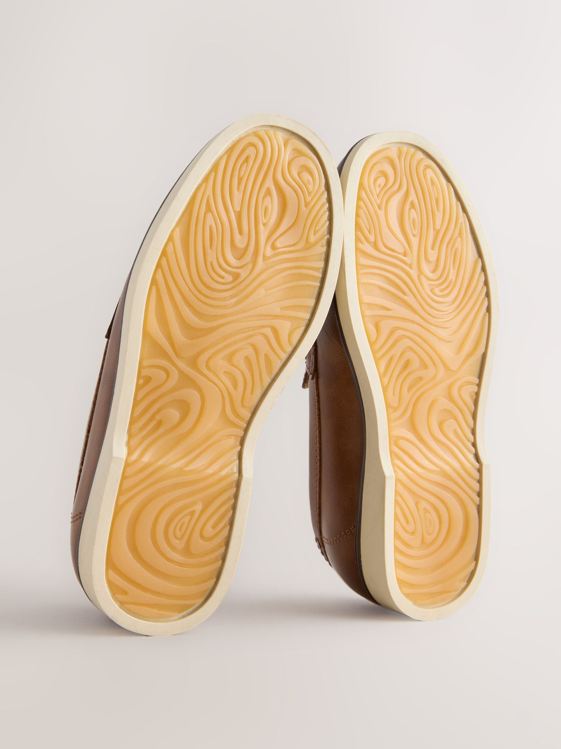 Tan Brown Penny Loafers image 5