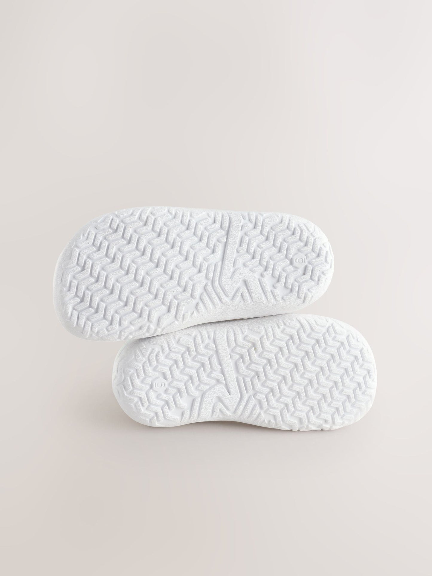 Multi Pastel Barefoot Leather Touch Fastening Trainers image 6