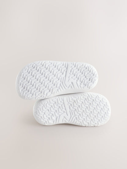 Multi Pastel Barefoot Leather Touch Fastening Trainers image 6