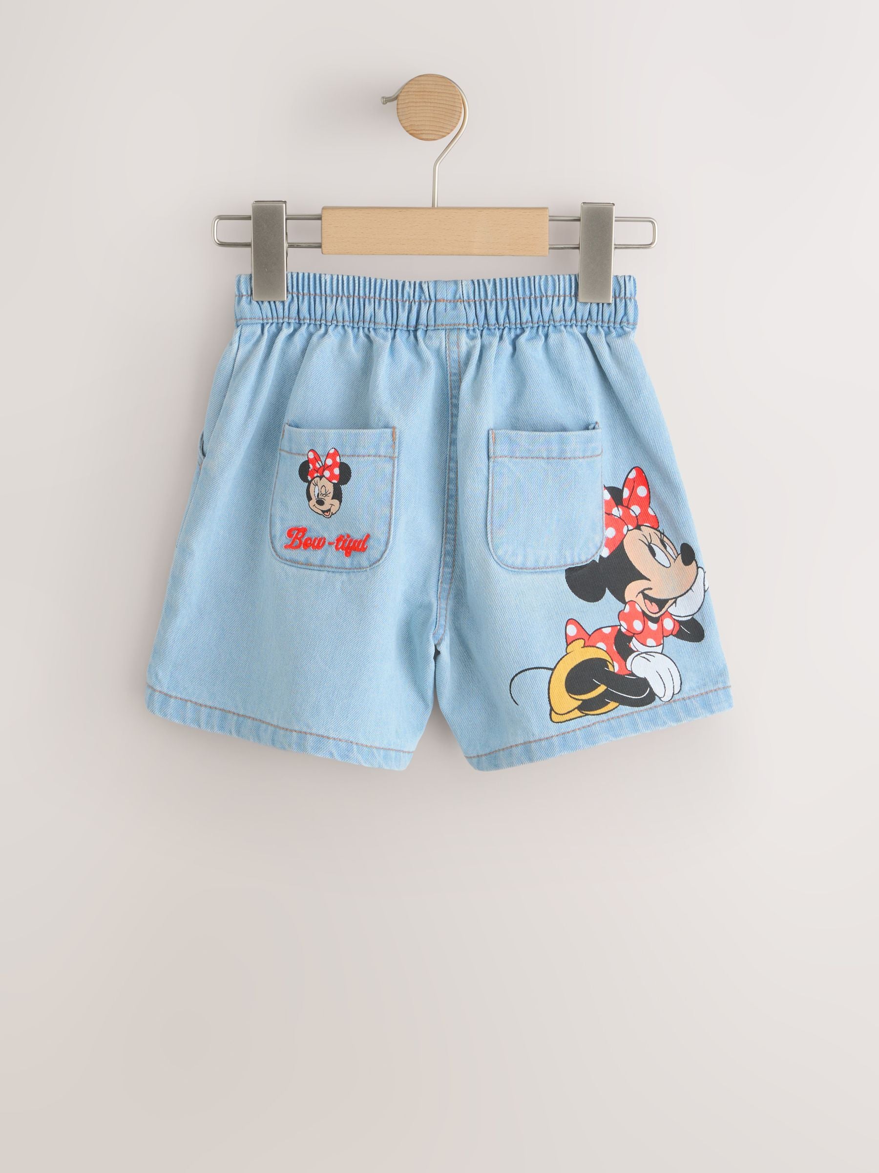 Dsiney Kidz - Disney Minnie Mouse Denim Pull On Denim Shorts (3mths-10yrs) image 5