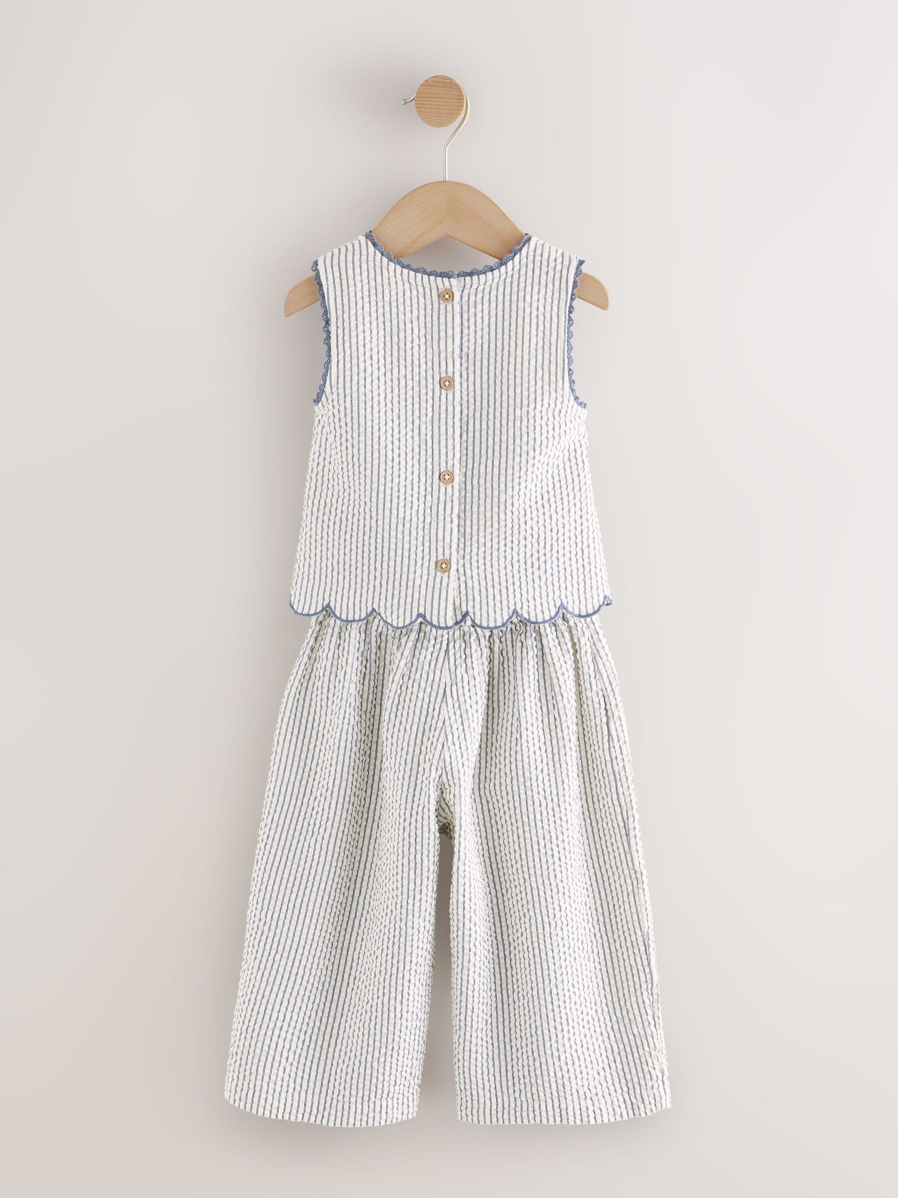Blue Stripe Blouse and Trousers set (3mths-7yrs) image 7